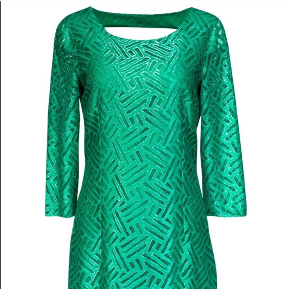 Lilly Pulitzer Green Shimmer Dress